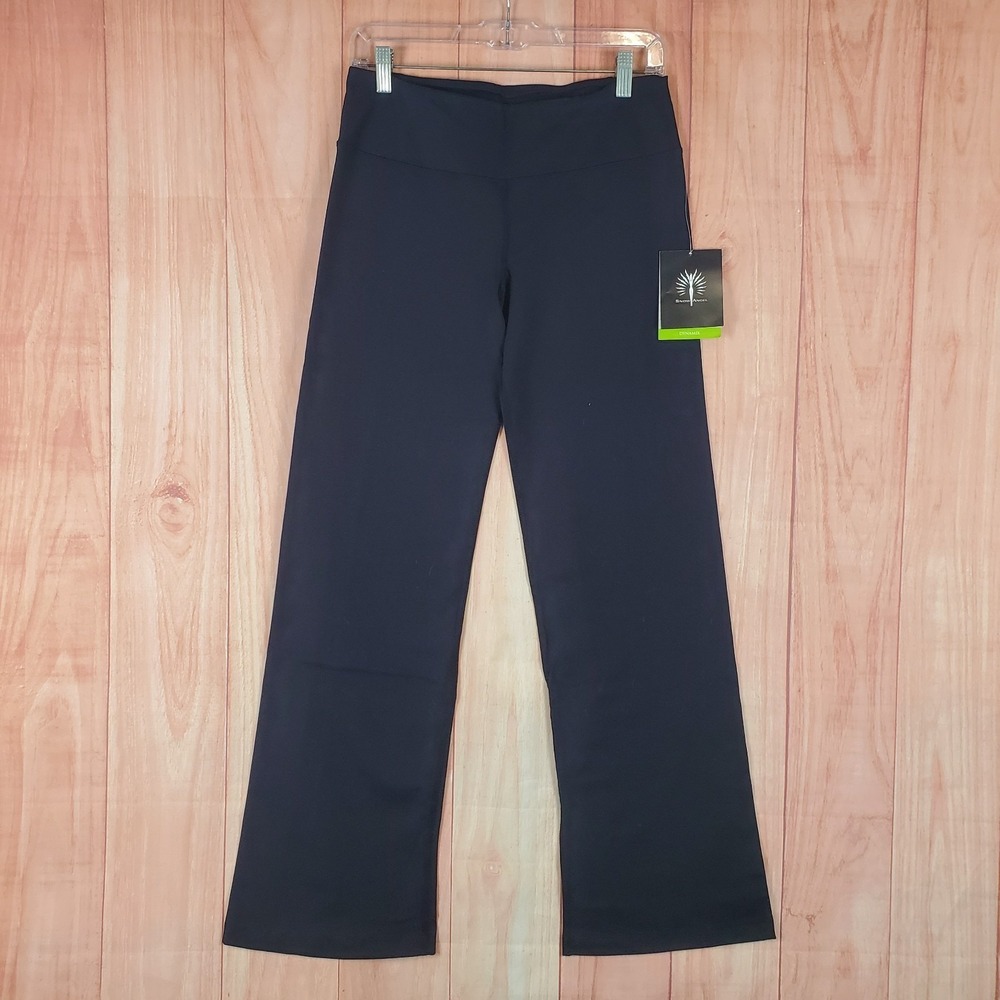 Snow Angel Dynamix Flare Pants Womens Small Black Supplex Stretch Yoga‎ Workout